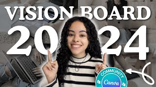 Cómo Crear tu Vision Board de 2024 con Canva  Tutorial de Canva en Español  Estudio Caótico [upl. by Kevin454]