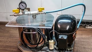 DIY Vacuum Pump And Chamber [upl. by Haskell469]