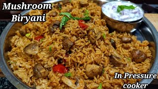 Mushroom Biryani in Tamil  How to make Kalan Biryani with Normal rice  Easy amp tasty Lunch Recipe [upl. by Oralia]