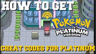 HOW TO GET CHEAT CODES FOR POKEMON PLATINUM FOR DESMUME amp ANDROID [upl. by Atniuq830]