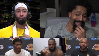 Lakers vs Pistons  Lakeshow Postgame Interviews x Highlights Dinwiddie Bron AD Rui amp Darvin Ham [upl. by Thacker]