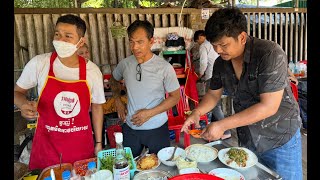 Eatting Lunch in Battambang បាយឆាជ្រូកព្រៃអគ្គីសនីដើមអំពិល នៅបាត់ដំបង [upl. by Hilar]