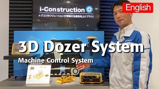 TOPCON Machine Control System Dozer English [upl. by Ttennaj181]