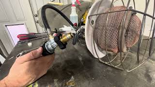 How I troubleshoot repair LEAK CHECK and test Propane tank heaters [upl. by Tiphanie]