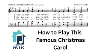 How to Play this Famous Christmas Carol [upl. by Oballa]