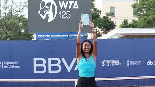 Ann Li conquistó Valencia en el BBVA Open Internacional de Valencia WTA 125 de 2024 [upl. by Joachim]