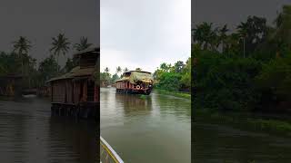 Alleppey Boat ride ☔🌧️Kerala India [upl. by Arikat]