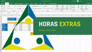 Calculo De Horas Extras Con Excel [upl. by Christoper260]