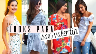 4 outfits para San Valentin 💘  2 casuales y 2 elegantes ✨ Tana Rendón [upl. by Annia]