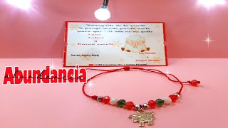 ✨Bisuteria PULSERA de la ABUNDANCIA [upl. by Yseulte305]