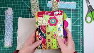 Needle book Tutorial  part 1  make the cover [upl. by Elegna]