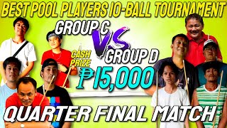 EFREN REYES AND BUSTAMANTE FRIENDS ON LATEST TOURNAMENT 10BALL QUARTER FINAL MATCH Part 2 [upl. by Karina]