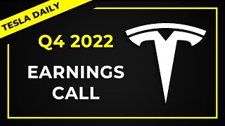 Live Tesla Q4 Earnings Call 2022 TSLA [upl. by Staffard]