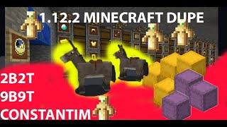 MINECRAFT  HOW TO DUPE ON 1122 2B2T 9B9T CONSTANTIUM AND MORE UNPATCHED FEBRUARY 2024 [upl. by Ateloj]