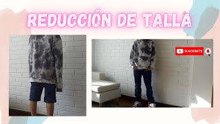 COMO REDUCIR el tamaño de una SUDADERA quothoodiequottutorial coser coserparavender modasewing [upl. by Luapsemaj536]