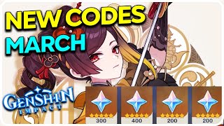 NEW REDEEM CODES GENSHIN IMPACT PRIMOGEMS Live Stream 45 [upl. by Lehcyar671]