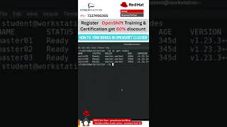 OpenShift Training amp Certification  RedHat  Hyderabad  India openshift hyderabad redhat ex280 [upl. by Thacher]