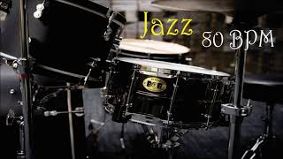 ✅ Loop de bateria JAZZ 80 BPM Drum Beat [upl. by Aleakim328]