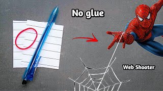 How to make a Spiderman Web Shooter No Glue  Web Shooter with Paper and Pen [upl. by Leva]