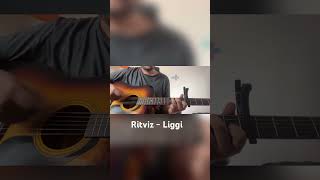 Liggi By Ritviz  Acoustic guitar cover youtubeshorts shorts youtube trending [upl. by Anitahs569]