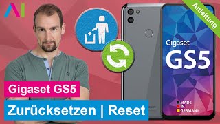 Gigaset GS5  Zurücksetzen  Reset • 📱 • 🅧 • ⏬ • Anleitung  Tutorial [upl. by Awad792]