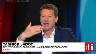 Yannick Jadot député européen écologiste soutien des candidats écologistes aux législatives [upl. by Icul]