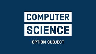 Computer Science  Option Subject [upl. by Tamar685]