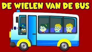 De wielen van de bus  Nieuwe versie  ♫ 1 uur ♫ Nederlandse kinderliedjes voor peuters en kleuters [upl. by Latouche]