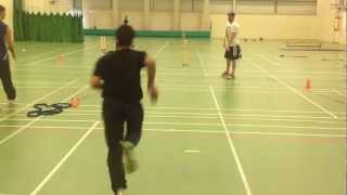 Fast Bowling Action Behind View Slow Motion [upl. by Lederer647]