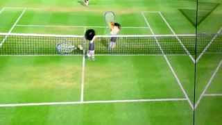 Wii Sports Clubでテニスの王子様レベルの神業をやってみた [upl. by Ehcadroj]