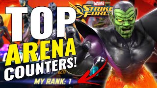 CLIMB IN ARENA WITH THESE NEW TEAMS  Counter NEW DEFENSES  Marvel Strike Force  MSF [upl. by Filippa719]