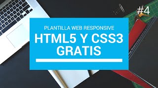 4 Descargar Plantilla web html5 y Css3 Responsive Gratis 2017  Meta datos y Google Maps [upl. by Haberman108]