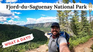 EXPLORING THE FJORDDUSAGUENAY NATIONAL PARK  Awesome hike amp zodiac boat ride [upl. by Wolfgang708]