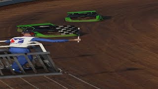 SICK PRO LATE MODEL EDIT iracing dirtlatemodel charlottemotorspeedway [upl. by Notgnirrab]