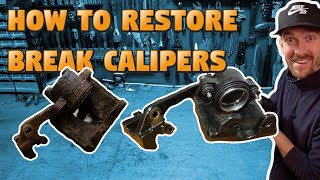 HOW TO RESTORE BRAKE CALIPER  CHRYSLER GRAND VOYAGER [upl. by Rochella679]