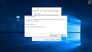 How to Change Device Installation Settings in Windows 10 [upl. by Sedlik]