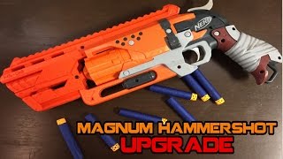 NERF Magnum Hammershot  Full Upgrades Installation  Walcom S7 [upl. by Melessa]