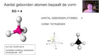 M1H2V6d1  ruimtelijke structuur met VSEPR model [upl. by Aikal469]