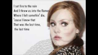 Adele  Set Fire To Rain Acapella version with Lyrics [upl. by Mccollum320]