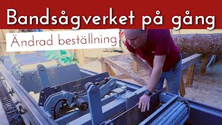 Vi har ändrat oss om bandsågverket  TrakMet TTP600 Standard Hydraulik [upl. by Krantz]