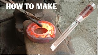 How to make a chisel from an old bearing  sathri [upl. by Aihseya]