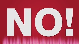 No SOUND EFFECT  Male Voice saying No SOUNDS [upl. by Short]