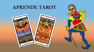 APRENDE TAROT Combinación El Juicio y El Sol [upl. by Ellenhoj601]