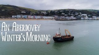 An Aberdovey Winters Morning  from a drone [upl. by Nyrak]