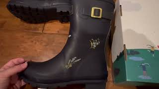 Joules Womens Molly Welly Rain Boot Review Classy And Comfortable Rain Boots [upl. by White933]