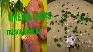 Leeks and potato soup😘food foodlover soup patato leeks vegetables [upl. by Samy]