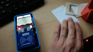 3D Printed IoT NFC Remote using WebSockets  MQTT  NodeRed [upl. by Ettebab]