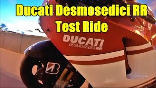 Ducati Desmosedici RR Test Ride [upl. by Mallina]