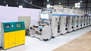 8 Color Rotogravure Printing Machine [upl. by Ashwin]