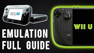 Steam Deck EmuDeck Wii U Emulation Guide  CEMU Emulator [upl. by Nawaj]